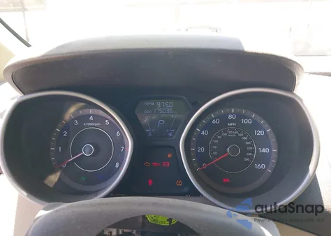 2011 Hyundai Elantra Gls (Ulsan Plant) from USA, damaged, VIN KMHDH4AE9BU129356